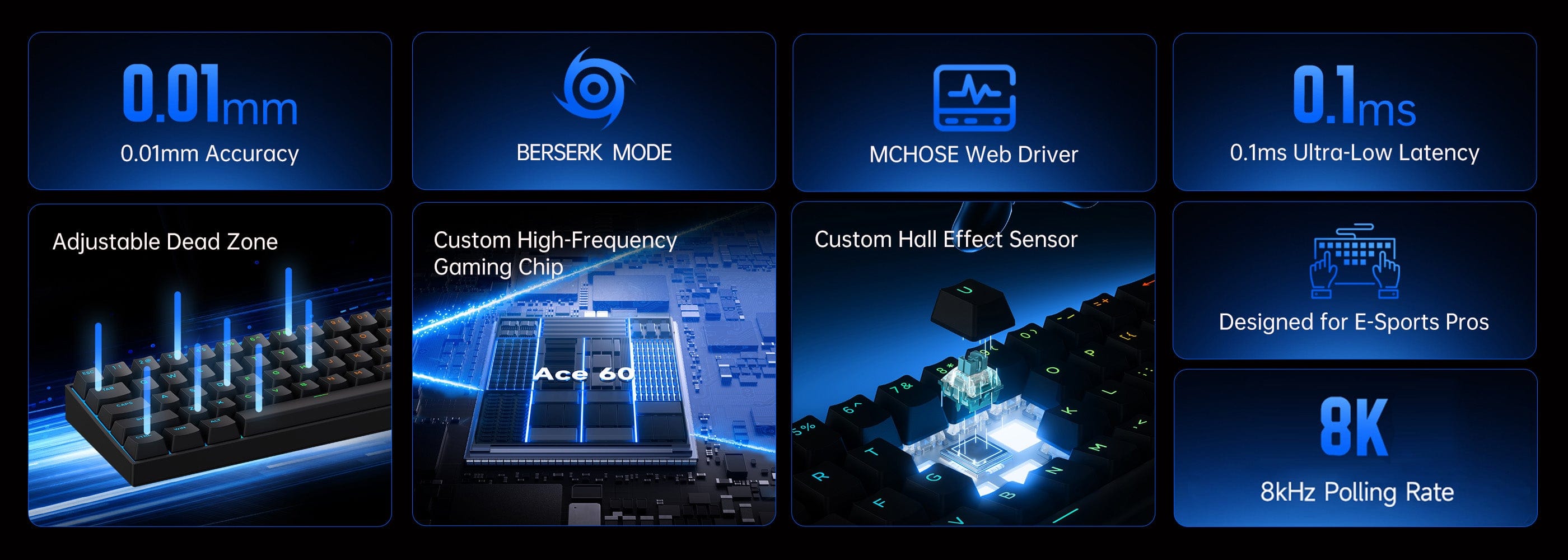 Magnetic Switch Gaming Keyboard