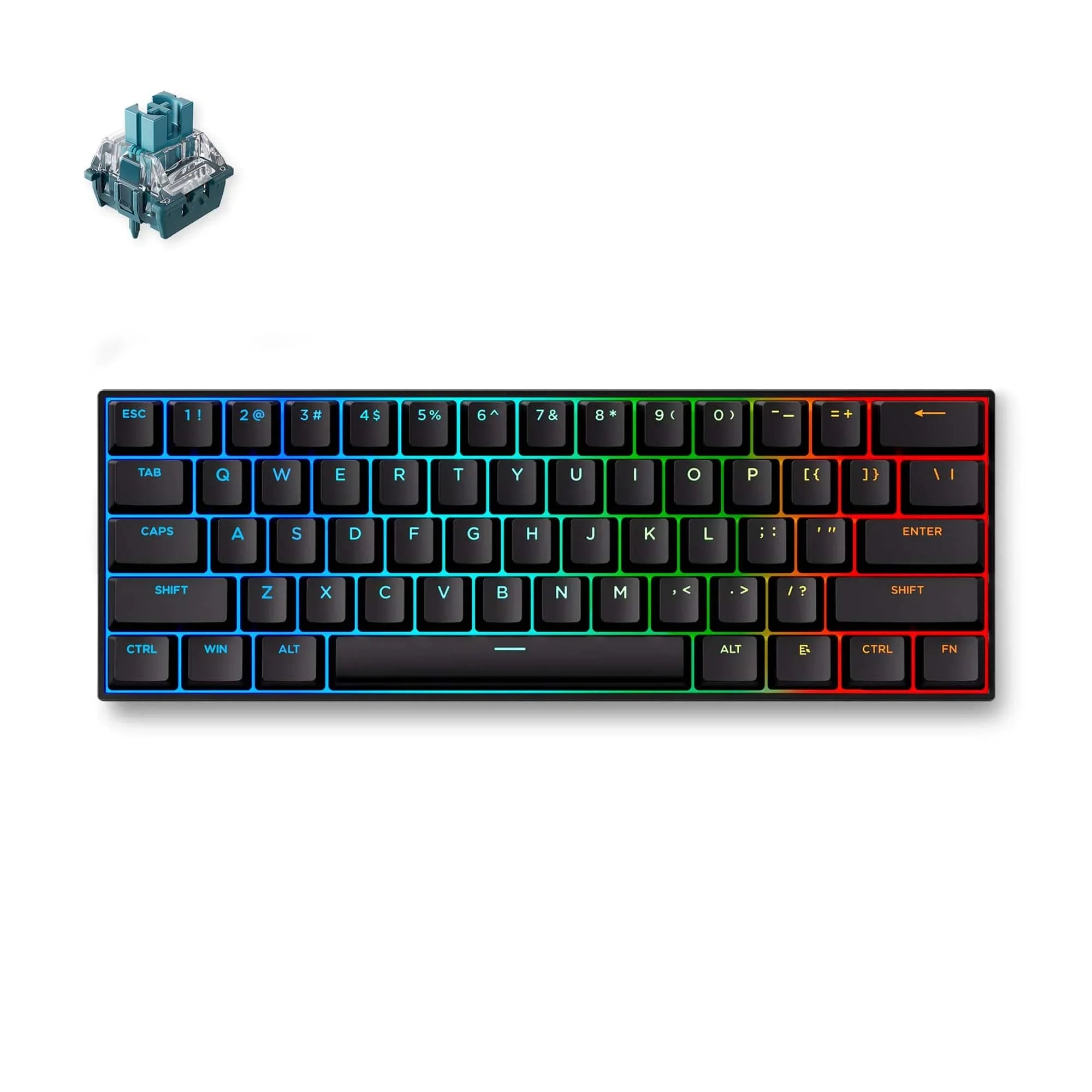 MCHOSE Official Keyboard Ace 60 Pro / Black / TTC Uranus Magnetic Switch-Standard MCHOSE Ace 60 Hall Effect Magnetic Switch Gaming Keyboard