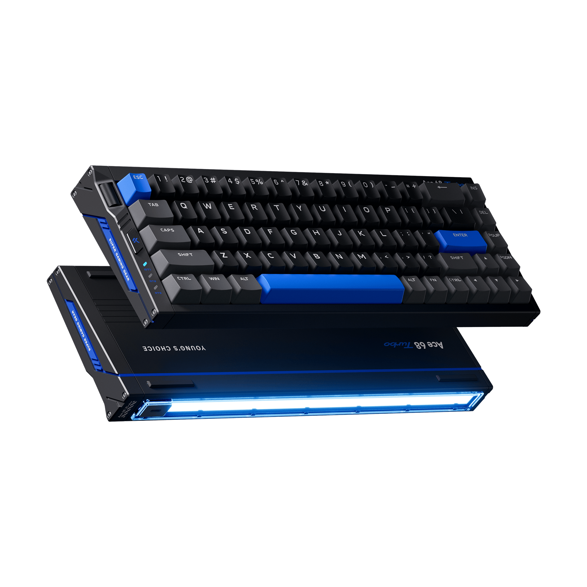 MCHOSE Ace 68 Turbo 16K Full-aluminum Esports Wired Hall Effect Keyboa