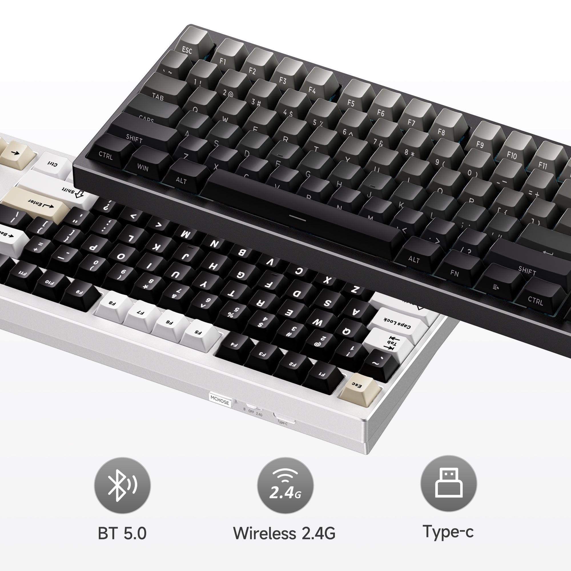 MCHOSE GX87S Aluminum Custom Mechanical Keyboard