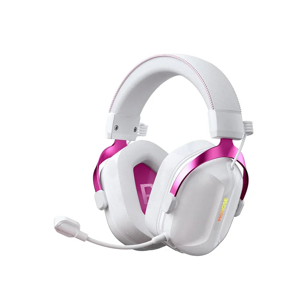 MCHOSE Official Headphones White MCHOSE S9 Wireless Tri-Mode Gaming Headset