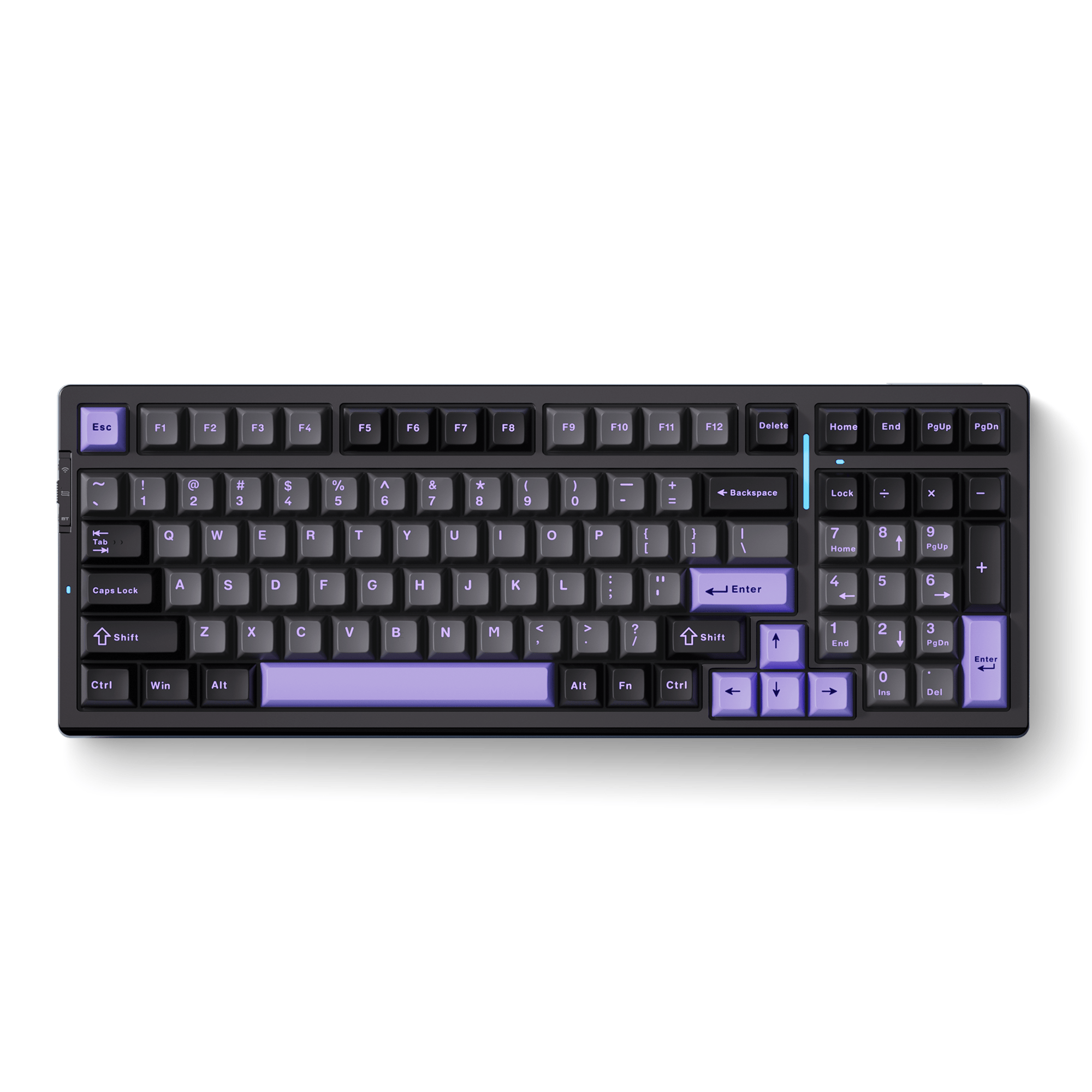 MCHOSE Official Keyboard Black Purple / Cabbage Tofu Switch V2 MCHOSE G98 Pro Wireless Tri-Mode Custom Mechanical Gaming Keyboard