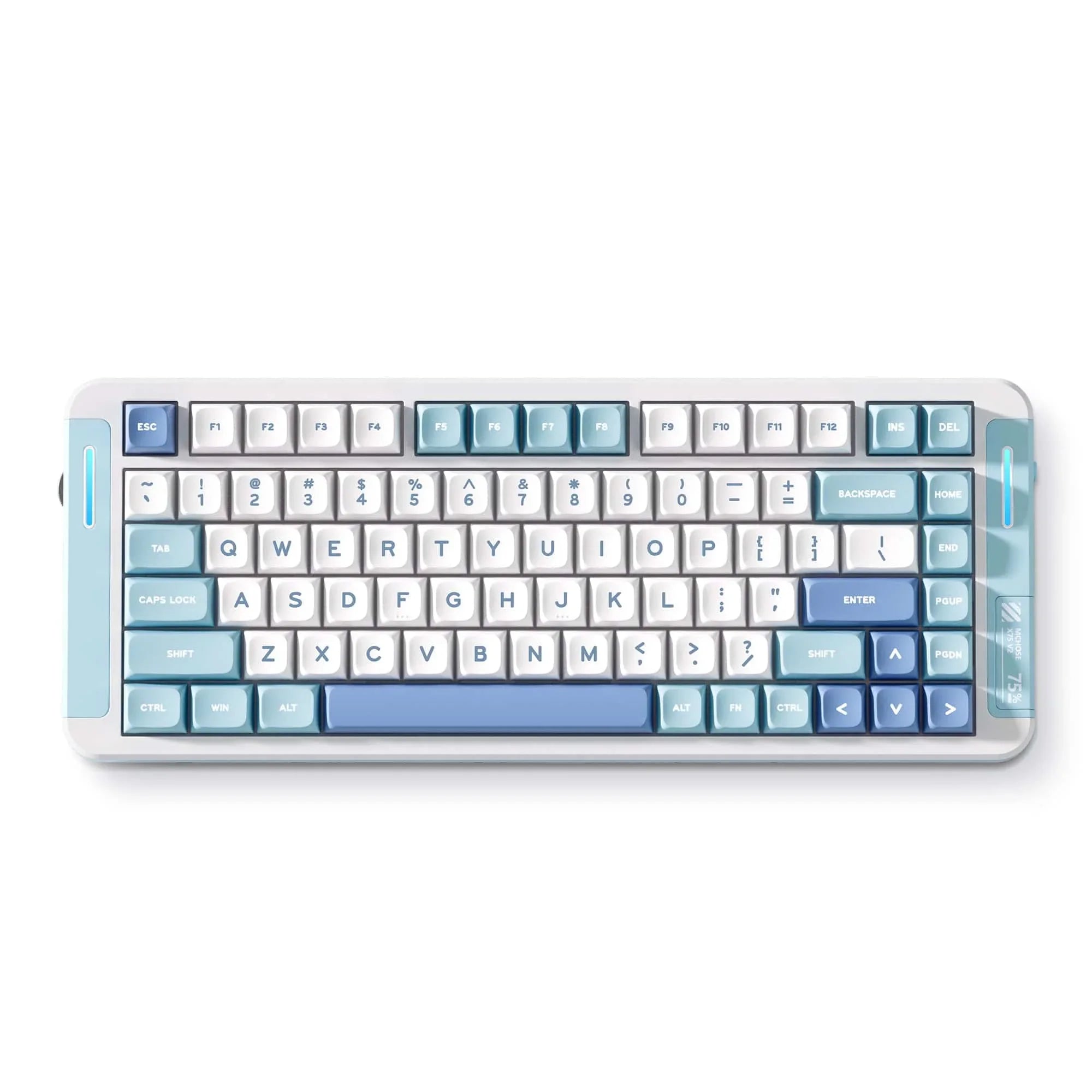 MCHOSE Official Keyboard Blue / Whale Sea Switch MCHOSE X75 V2 Custom Mechanical Keyboard for Office & Gaming