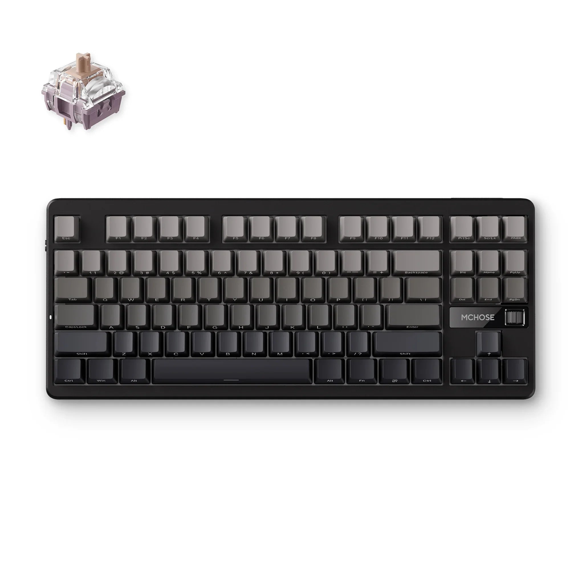 MCHOSE Official Keyboards Black / Speed Gold Switch V2 MCHOSE G87 Wireless Gasket Mount Custom Mechanical Keyboard